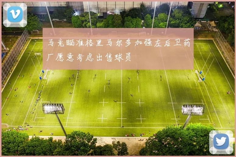 马竞瞄准格里马尔多加强左后卫药厂愿意考虑出售球员